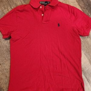 Boys Ralph Lauren red polo. Like new.